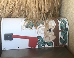 Hand painted mailbox gift