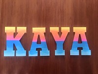 Hand painted letters