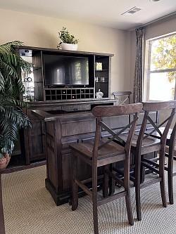 Home bar interior decoration