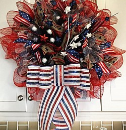 4th of July wreath