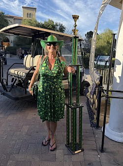 St. Patrick’s Day 1st place award golf cart contest